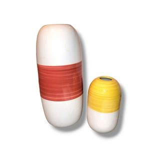 Pair of IKEA stoneware vases